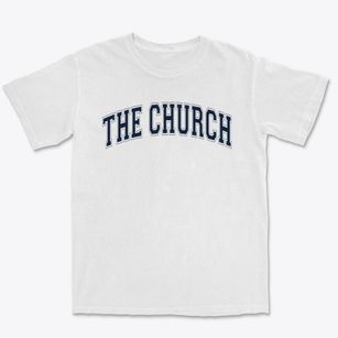 The Church Academy Varsity Arch Premium Heavyweight T-shirt