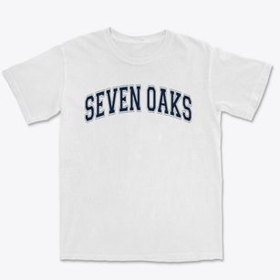 Seven Oaks Elementary School Varsity Arch Premium Heavyweight T-shirt