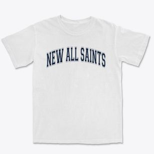 New All Saints School Varsity Arch Premium Heavyweight T-shirt