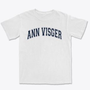 Ann Visger Elementary School Varsity Arch Premium Heavyweight T-shirt