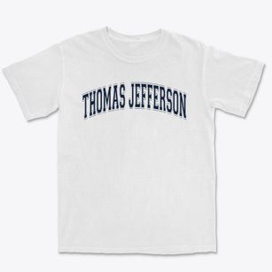 Thomas Jefferson Elementary School Varsity Arch Premium Heavyweight T-shirt