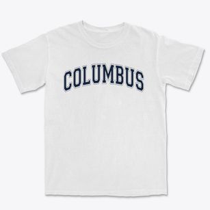 Columbus Middle School Varsity Arch Premium Heavyweight T-shirt