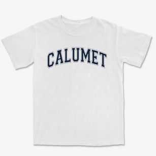 Calumet High School Varsity Arch Premium Heavyweight T-shirt