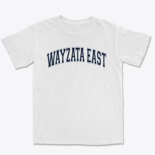Wayzata East Junior High School Varsity Arch Premium Heavyweight T-shirt