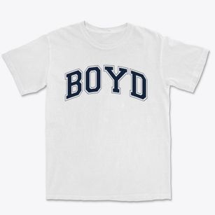 Boyd Elementary School Varsity Arch Premium Heavyweight T-shirt