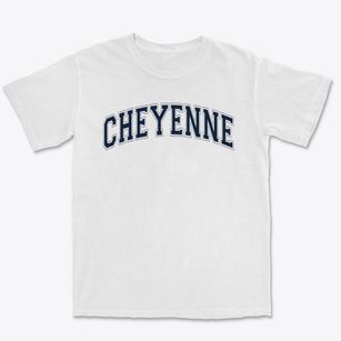 Cheyenne High School Varsity Arch Premium Heavyweight T-shirt
