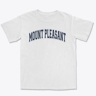 Mount Pleasant Elementary School Varsity Arch Premium Heavyweight T-shirt
