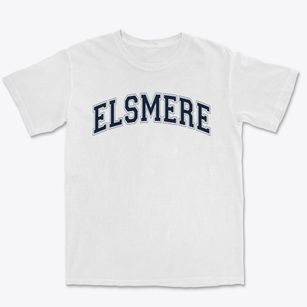 Elsmere Elementary School Varsity Arch Premium Heavyweight T-shirt