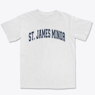 St James Minor Parish Varsity Arch Premium Heavyweight T-shirt