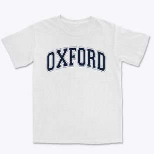 Oxford Academy High School Varsity Arch Premium Heavyweight T-shirt
