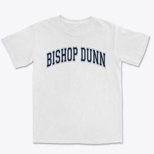 Bishop Dunn Memorial School Varsity Arch Premium Heavyweight T-shirt