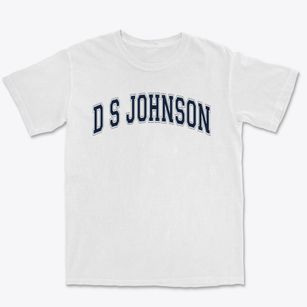 D S Johnson Elementary School Varsity Arch Premium Heavyweight T-shirt