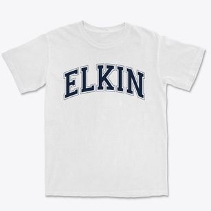 Elkin Elementary School Varsity Arch Premium Heavyweight T-shirt