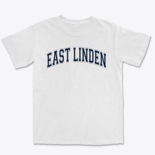 East Linden Elementary School Varsity Arch Premium Heavyweight T-shirt