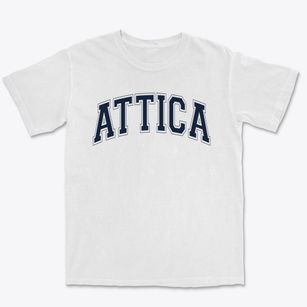 Attica Elementary School Varsity Arch Premium Heavyweight T-shirt