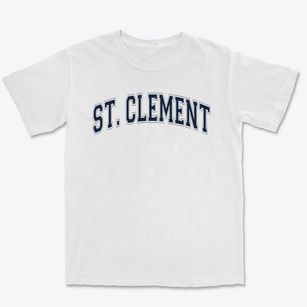 Saint Clement School Varsity Arch Premium Heavyweight T-shirt