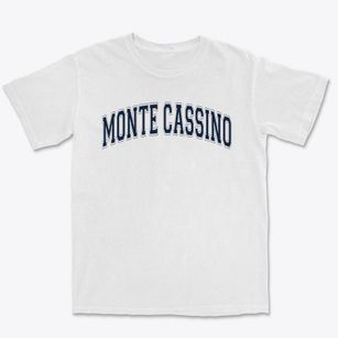Monte Cassino Middle School Varsity Arch Premium Heavyweight T-shirt