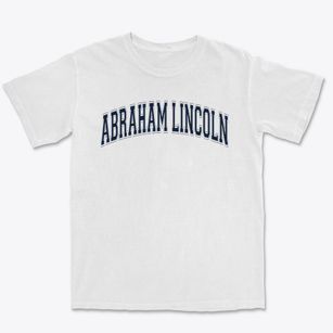 Abraham Lincoln Elementary School Varsity Arch Premium Heavyweight T-shirt