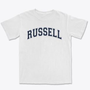 Russell Elementary School Varsity Arch Premium Heavyweight T-shirt