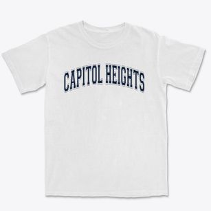 Capitol Heights Junior High School Varsity Arch Premium Heavyweight T-shirt