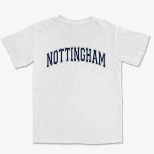 Nottingham Elementary School Varsity Arch Premium Heavyweight T-shirt