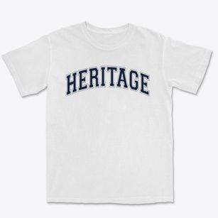 Heritage Christian School Varsity Arch Premium Heavyweight T-shirt