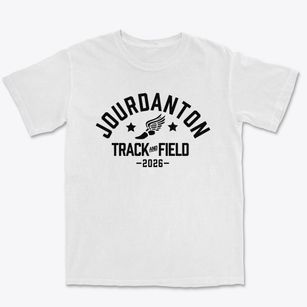 Jourdanton Junior High School Track and Field Premium Heavyweight T-shirt