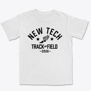 Sacramento New Technology High School Track and Field Premium Heavyweight T-shirt