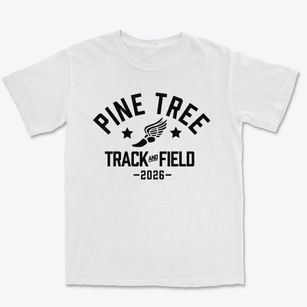 Pine Tree High School Track and Field Premium Heavyweight T-shirt