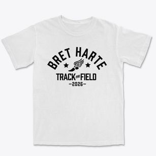 Bret Harte Elementary School Track and Field Premium Heavyweight T-shirt