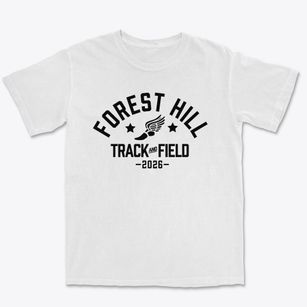 Forest Hill Elementary School Track and Field Premium Heavyweight T-shirt