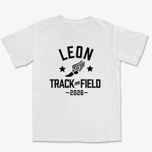 Leon Elementary School Track and Field Premium Heavyweight T-shirt