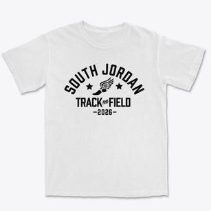 South Jordan Elementary School Track and Field Premium Heavyweight T-shirt
