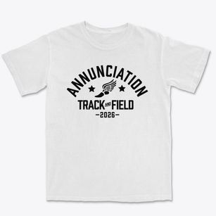Annunciation Parish Track and Field Premium Heavyweight T-shirt