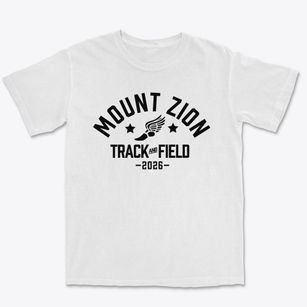 Mount Zion Elementary School Track and Field Premium Heavyweight T-shirt