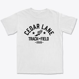 Cedar Lane Center Track and Field Premium Heavyweight T-shirt
