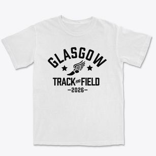 Glasgow Middle School Track and Field Premium Heavyweight T-shirt