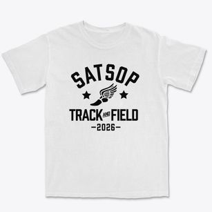 Satsop Elementary School Track and Field Premium Heavyweight T-shirt