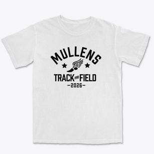 Mullens Middle School Track and Field Premium Heavyweight T-shirt
