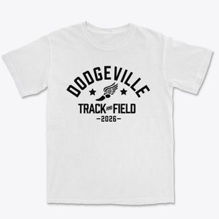 Dodgeville Elementary School Track and Field Premium Heavyweight T-shirt