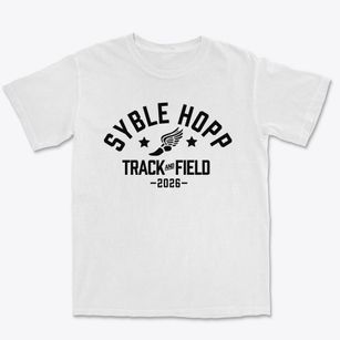 Syble Hopp School Track and Field Premium Heavyweight T-shirt