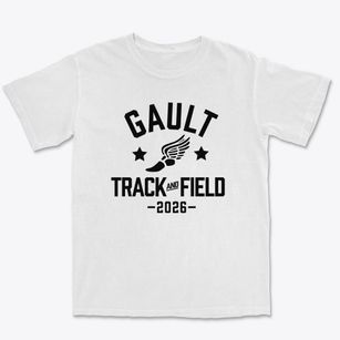 Gault Elementary School Track and Field Premium Heavyweight T-shirt