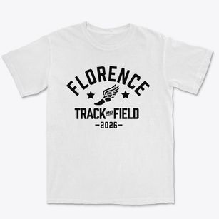 Florence Elementary School Track and Field Premium Heavyweight T-shirt