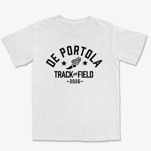 De Portola Middle School Track and Field Premium Heavyweight T-shirt