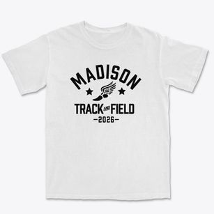 Madison Elementary School Track and Field Premium Heavyweight T-shirt