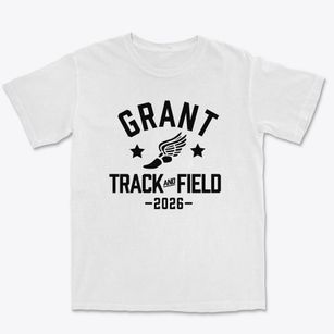 Grant Elementary School Track and Field Premium Heavyweight T-shirt