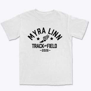 Myra Linn Elementary School Track and Field Premium Heavyweight T-shirt
