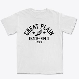 Great Plain Elementary School Track and Field Premium Heavyweight T-shirt