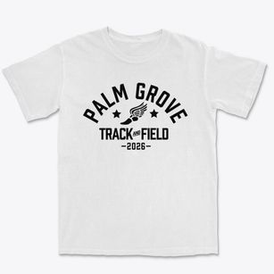 Palm Grove Christian Track and Field Premium Heavyweight T-shirt