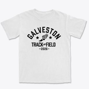 Galveston Elementary School Track and Field Premium Heavyweight T-shirt